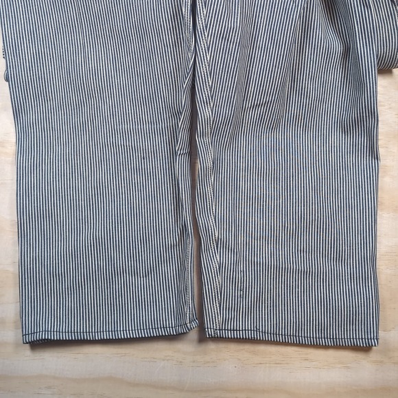 Vintage NWT 46x32 Pointer Brand Train Crewman Coveralls Hickory Stripe RARE - Picture 12 of 16
